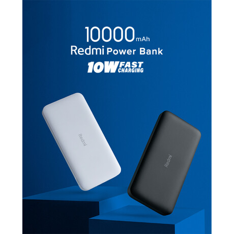 Xiaomi - Powerbank Redmi Powerbank 10000 Mah PB100LZM - 2 Puertos de Entrada. 2 Puertos de Salida. 001