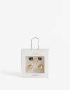 Aros Pasantes Metal Aros Cortos De Acero - Dorado