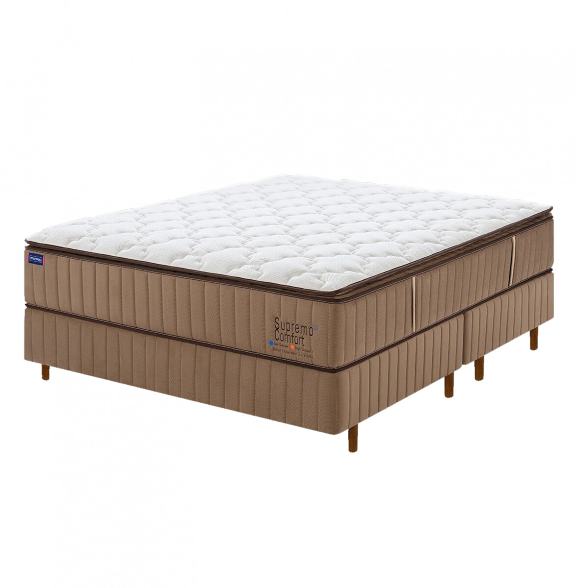 Sommier QUEEN Resortes Pocket 150 Kg - Supremo Confort 