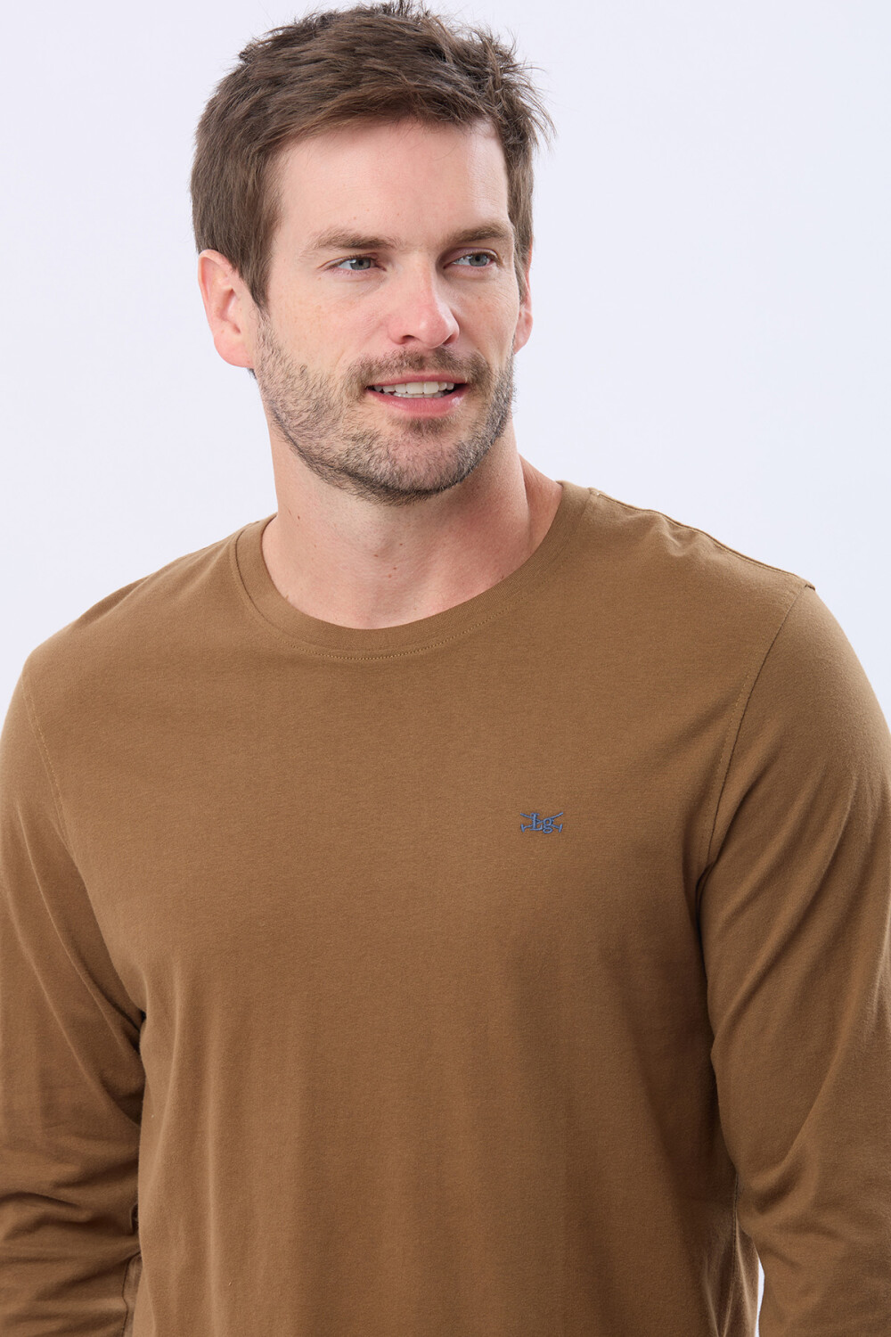 REMERA LISA DE ALGODÓN Mostaza