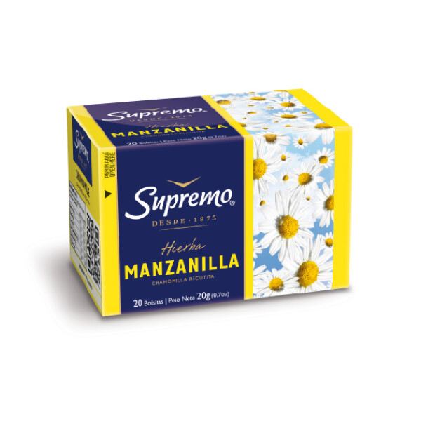 TE SUPREMO MANZANILLA x 20 sob Unica