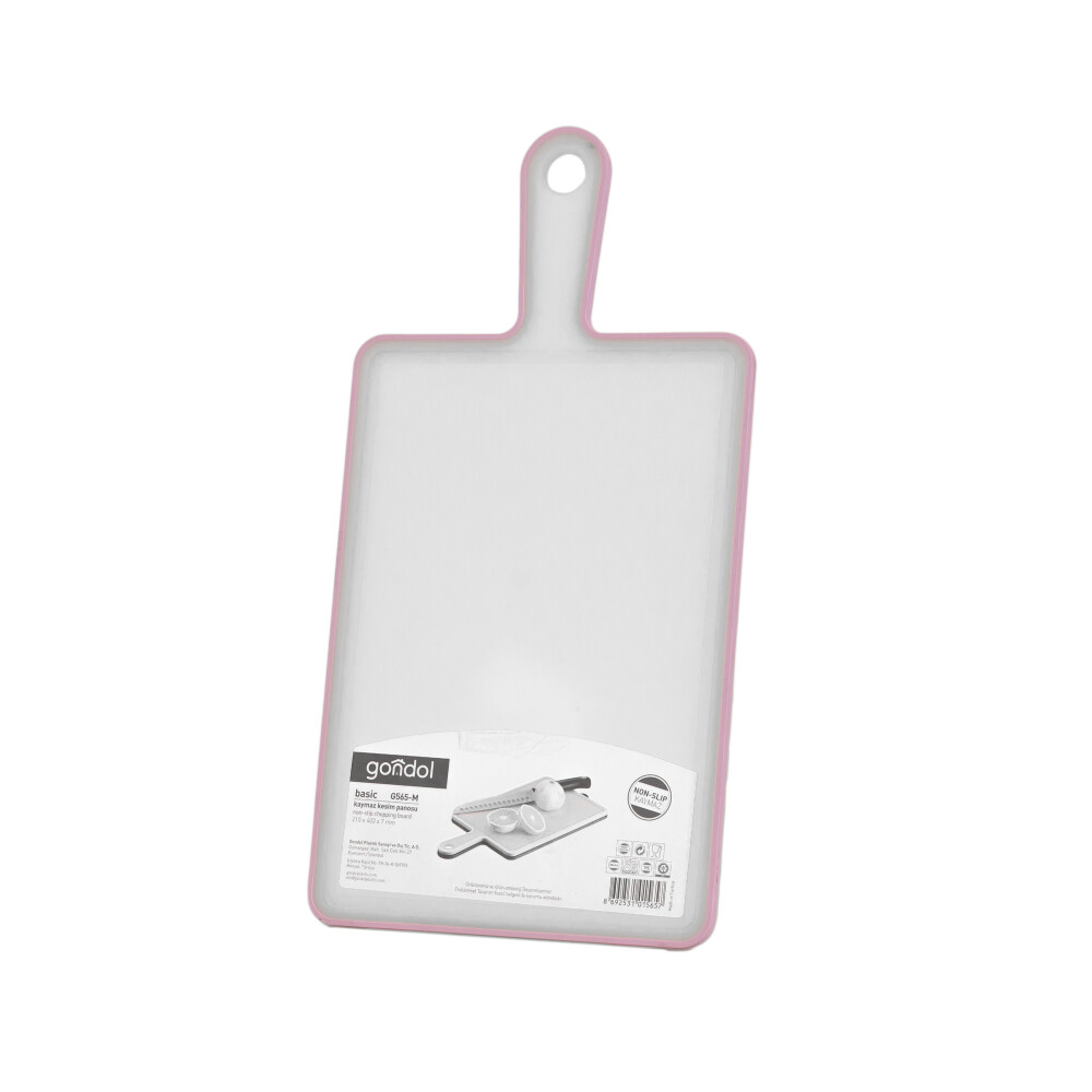 TABLA DE CORTAR PLASTICO BLANCO ANTIDESLIZANTE 21*40