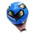 Pelota Futbol N5 Cuero Sintetico Reforzada Semiprofesional Variante Color Celeste