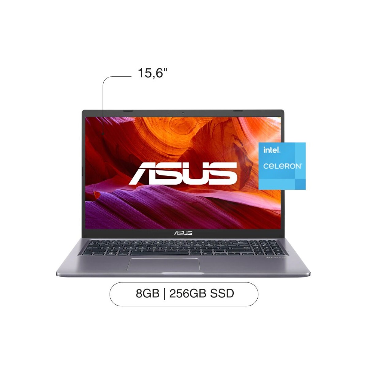 Notebook ASUS Laptop X515 15,6' HD 256GB / 8GB Celeron N4020 W11 