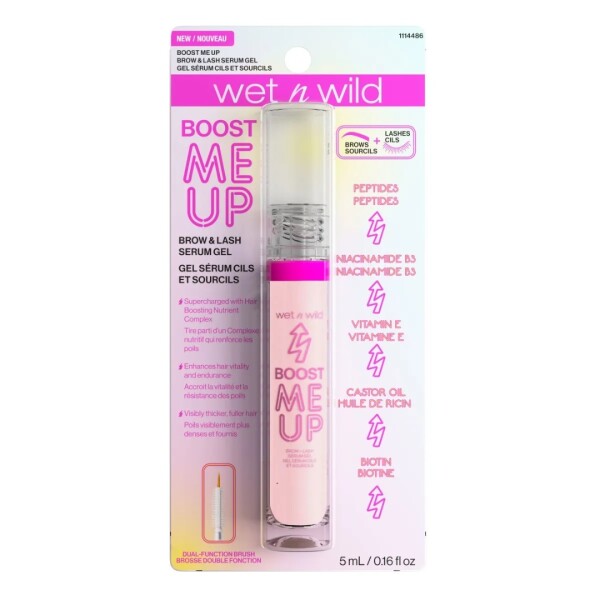 Sérum para cejas y pestañas Boost Me UP! - Wet'n Wild Sérum para cejas y pestañas Boost Me UP! - Wet'n Wild