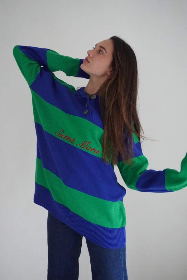Heritage Sweater Azul / Verde