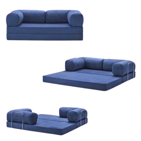 Sillón Cama 2 Cuerpos CloudNest Azul