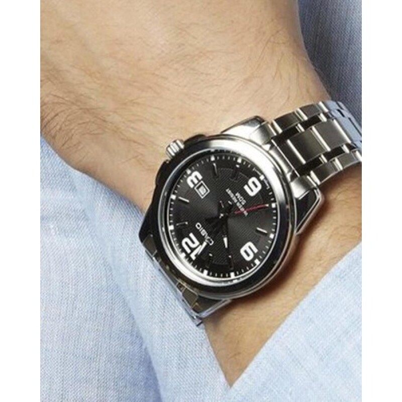 Reloj Análogo Casio MTP-1314D Resistente Al Agua Para Hombre Diseño Elegante Y Funcional Negro