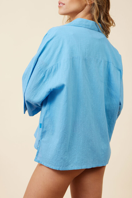 CAMISA DAILI RUSTY Celeste