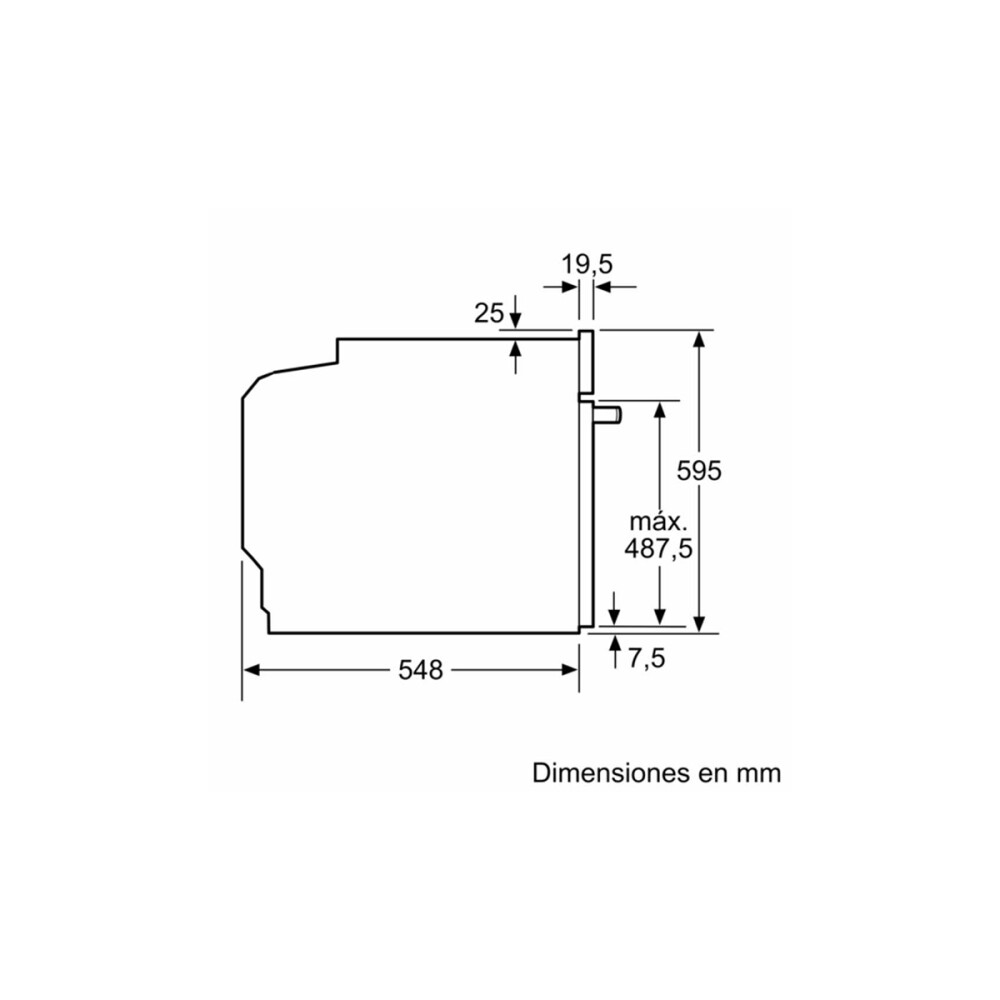 Horno de empotrar Bosch HBA574ES3 Pirolítico Horno de empotrar Bosch HBA574ES3 Pirolítico
