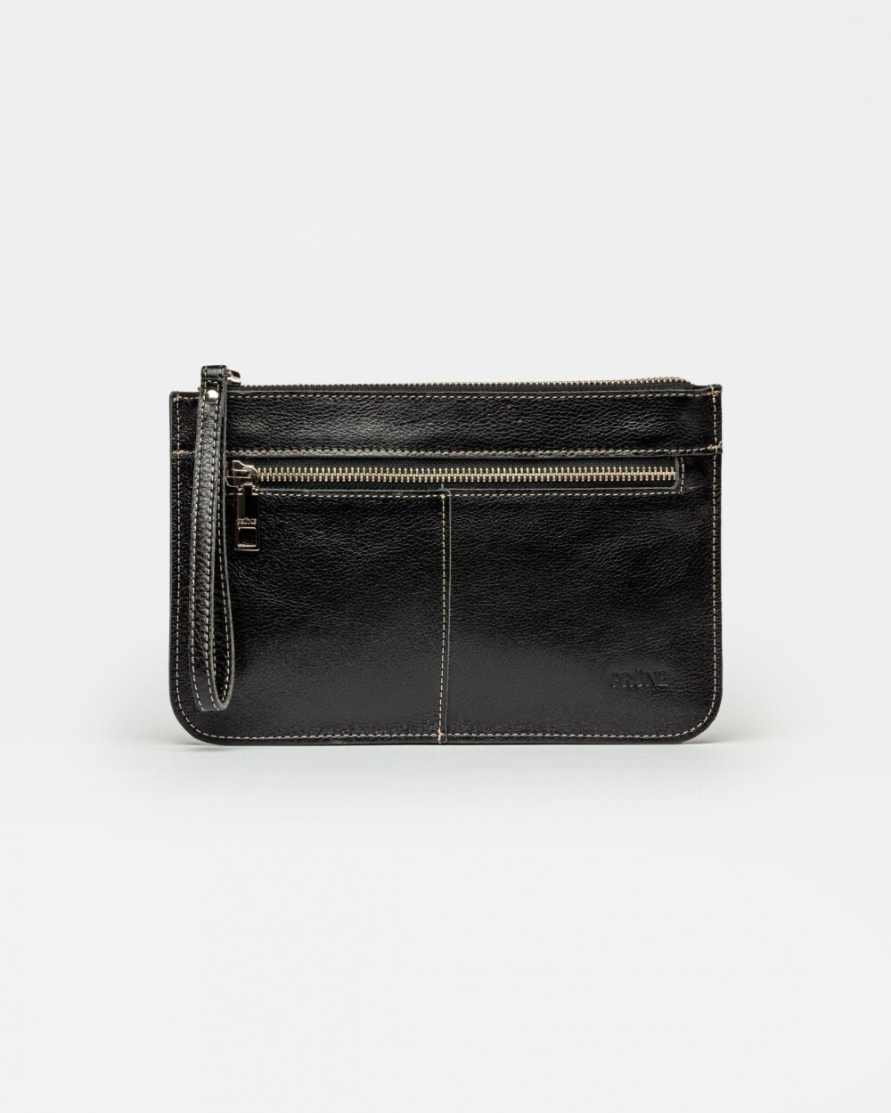 Sobre Atenas en cuero liso satinado Unisex Negro