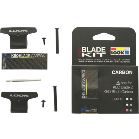 Kit Laminas Dureza 20 Pedal Look Blade Carbon Kit Laminas Dureza 20 Pedal Look Blade Carbon