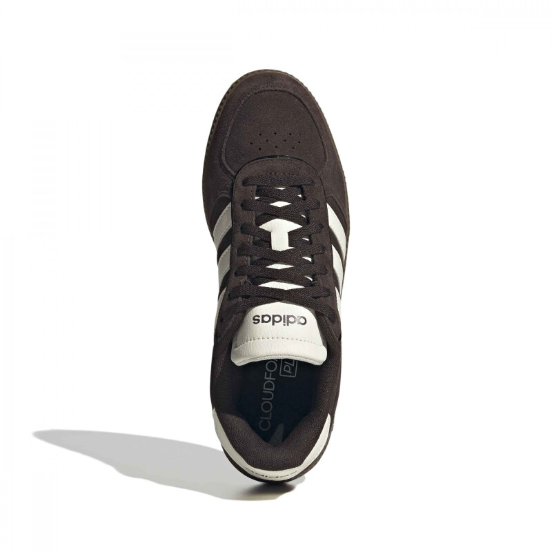Championes Adidas BREAKNET SLEEK Mujer KK2224 Cafe-blanco