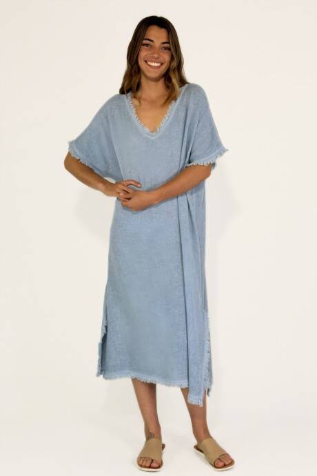 VESTIDO MONTEFALCO Celeste