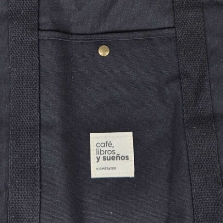 Bolso Tote Bag de tela Mis Petates Negro