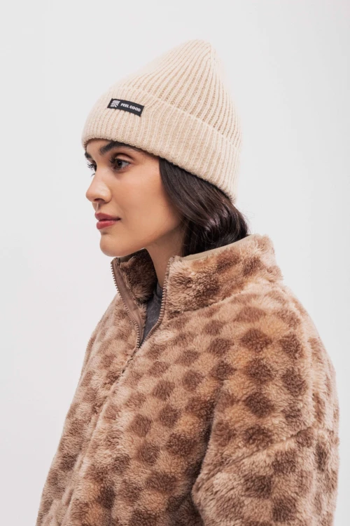 Gorro tejido Rio Beige