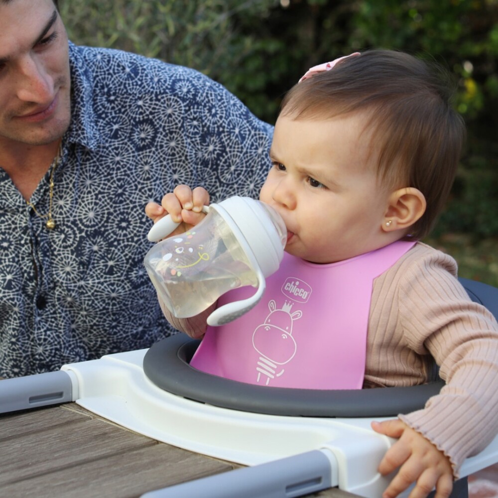 Vaso evolutivo 4m+ CHICCO rosado