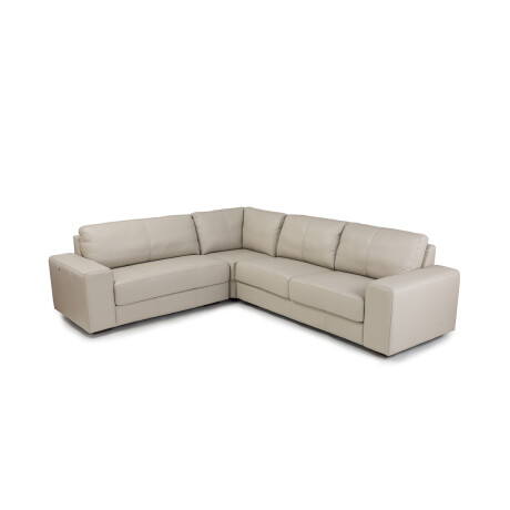 Rinconera Como - Cuero Básico - Mediana - Chaise izquierdo Arena - (Preventa)