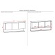 AEREO ARMARIO 1500 MOBILIARIO COCINA MDP LINE FREIJO BLANCO FREIJO Y BLANCO