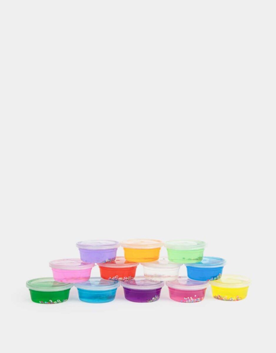 Set De Slimes - Combinacion Multicolor 