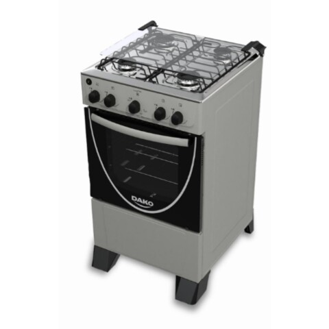 Cocina a Gas Dako Luna 4 Hornallas Gris Encendido Eléctrico 1795 Cocina a Gas Dako Luna 4 Hornallas Gris Encendido Eléctrico 1795