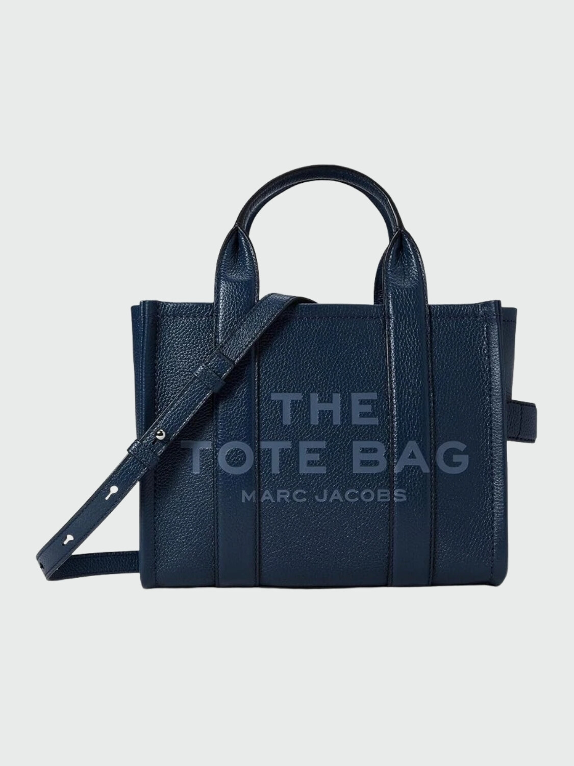 MARC JACOBS - THE LEATHER SMALL TOTE BAG Azul