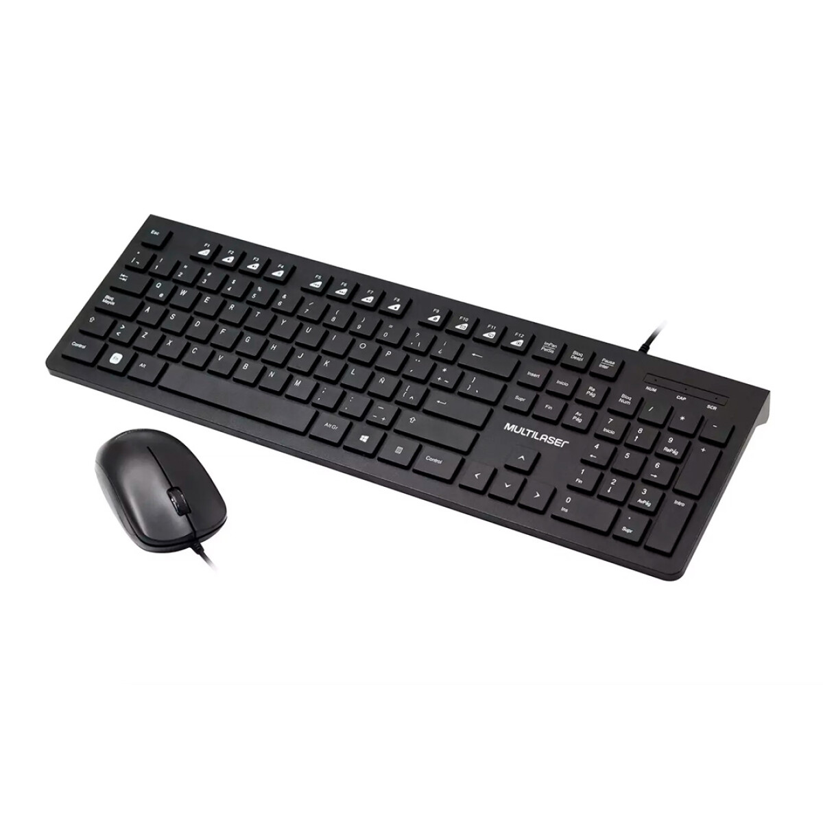 Combo Mouse Teclado Multilaser TC502 Multimedia USB 