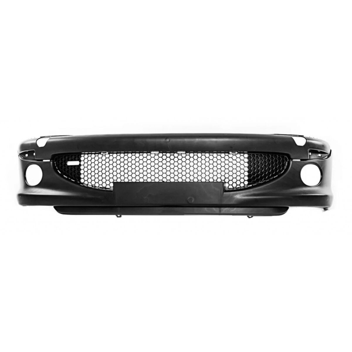 PARAGOLPE DELANTERO CON AGUJERO CON REJILLA CENTRAL (NEGRO) 