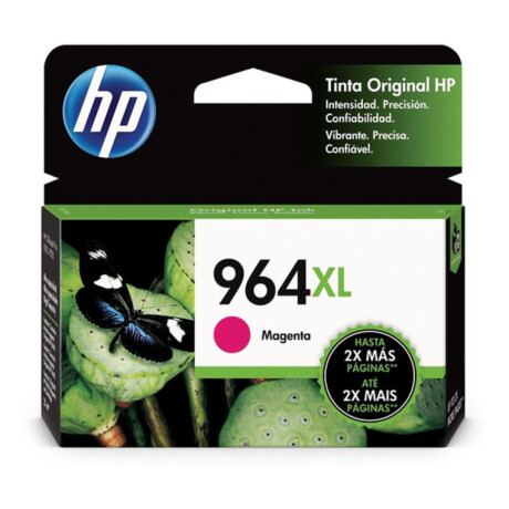 HP 3JA55AL 964XL MAGENTA 9010/9016/9018/9020 1600 COPIAS Hp 3ja55al 964xl Magenta 9010/9016/9018/9020 1600 Copias