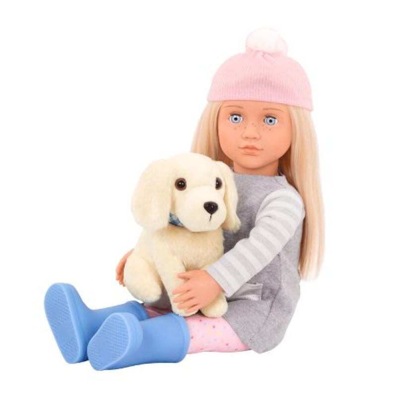 MUÑECA c/PERRO GOLDEN - MEAGAN Muñeca C/perro Golden - Meagan