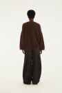 PANTALON DENIM ESTAMPADO Marron