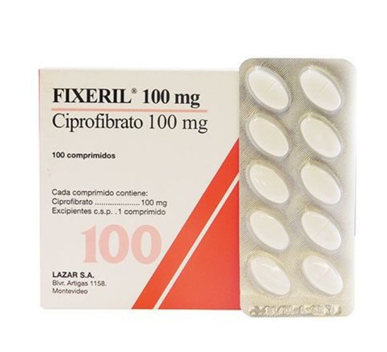 Fixeril 100mg 100 Comprimidos 