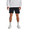 UA Rival Fleece Shorts-GRY BLK-001