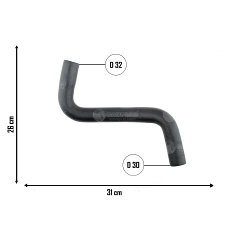 CAÑO TOYOTA COROLLA 2.0 D RADIADOR INFERIOR CAUPLAS CAÑO TOYOTA COROLLA 2.0 D RADIADOR INFERIOR CAUPLAS