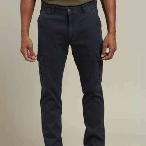 Pantalon Gabardina Cargo Polanco Marino