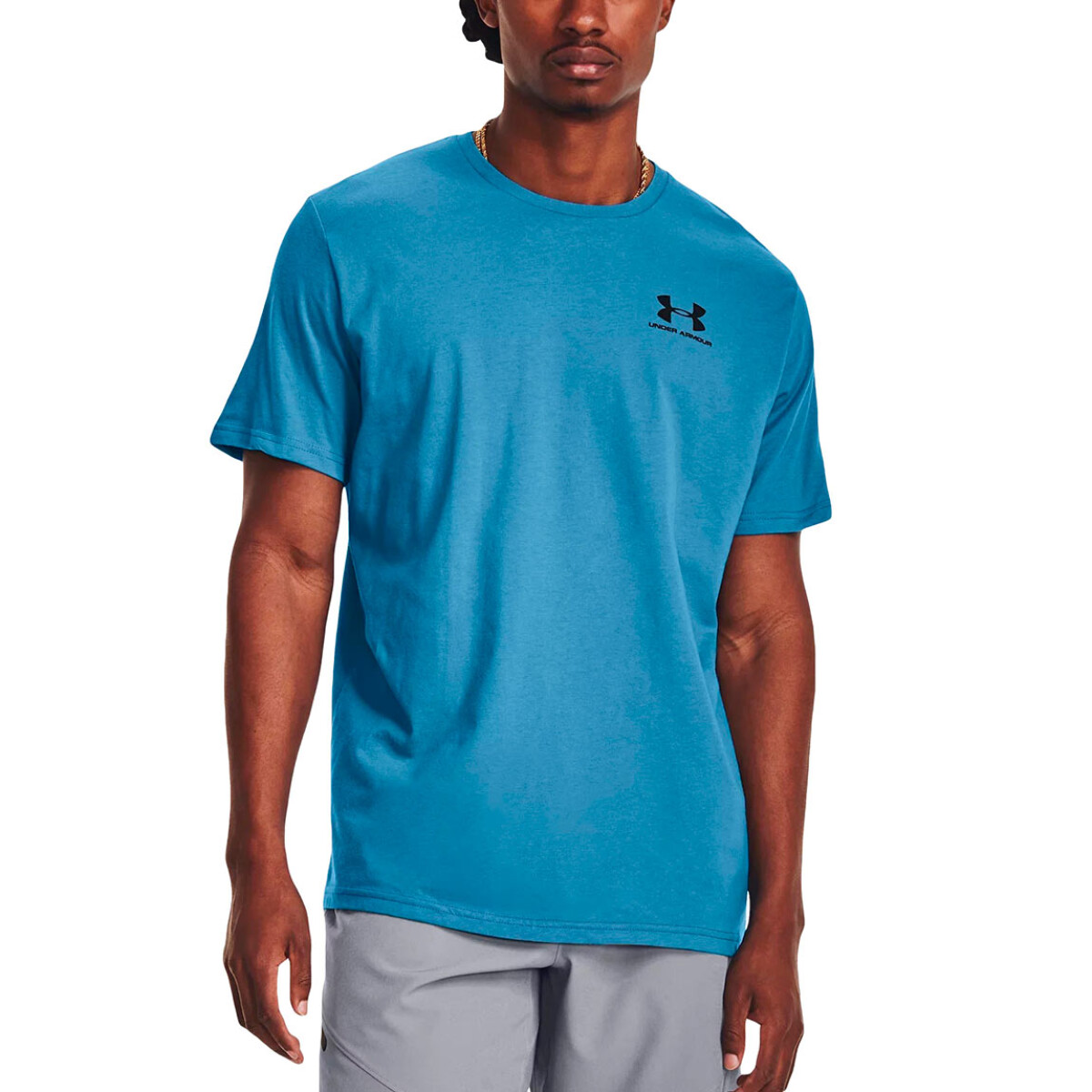 Under Armour Sportstyle Lc Ss Blue - Marino 