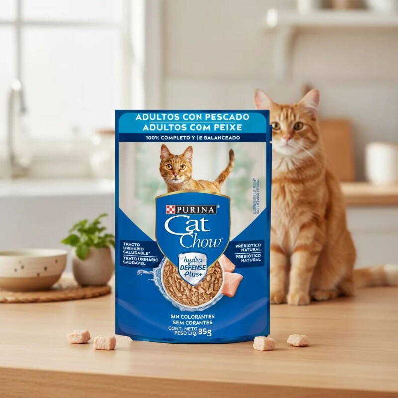 CAT CHOW EN SALSA ADULTOS PESCADO 85 GRS CAJA X 15 UNIDADES CAT CHOW EN SALSA ADULTOS PESCADO 85 GRS CAJA X 15 UNIDADES