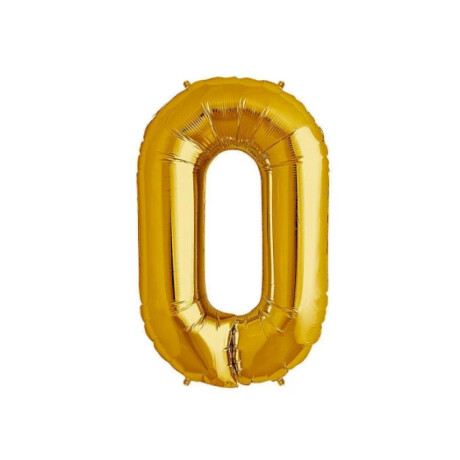 Globo metalizado 40 cm 0 Oro