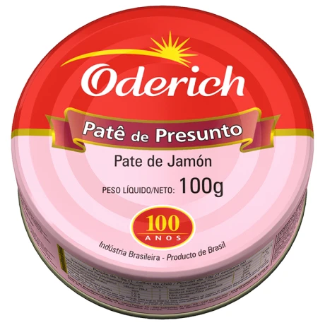 PATE ODERICH LATA 100G JAMON PATE ODERICH LATA 100G JAMON
