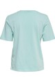 Polera New Básica Orgánica Pastel Turquoise