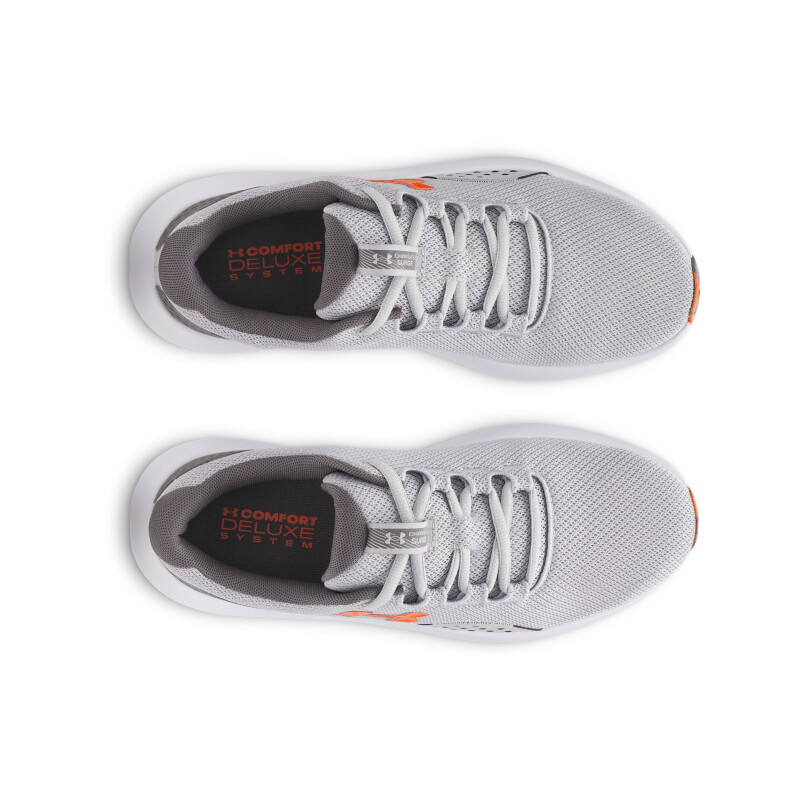 Championes Running Under Armour Charged Surge 4 de Hombre - 3027000-012 Gris-naranja