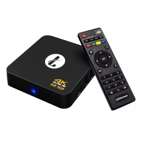 Tv Box LEDSTAR Lat-Flash UHD 4K 16GB 2GB RAM WiFi Android Tv Box LEDSTAR Lat-Flash UHD 4K 16GB 2GB RAM WiFi Android