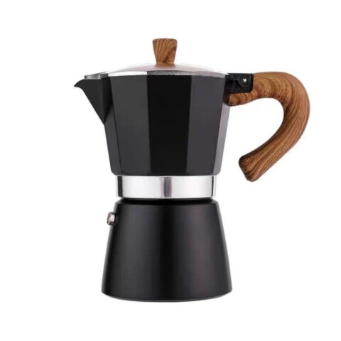 Cafetera Expresso Tipo Italiana 6 pocillos / Negro