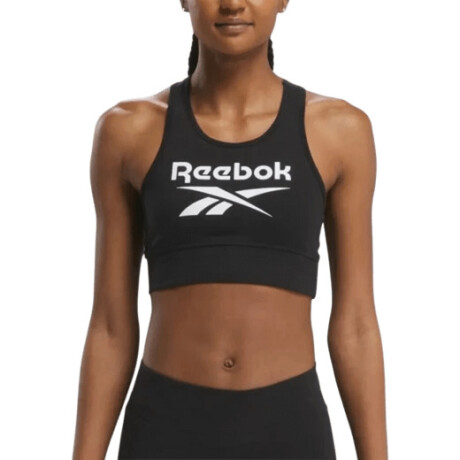 Top Reebok Running Dama Identity High Neck Sport Bra Black S/C