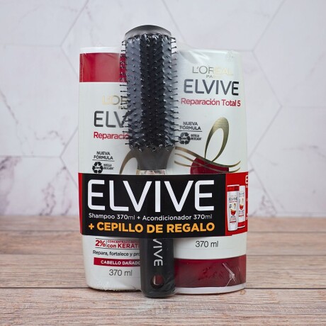 Pack Elvive Shampoo + Acondicionador + Cepillo Pack Elvive Shampoo + Acondicionador + Cepillo