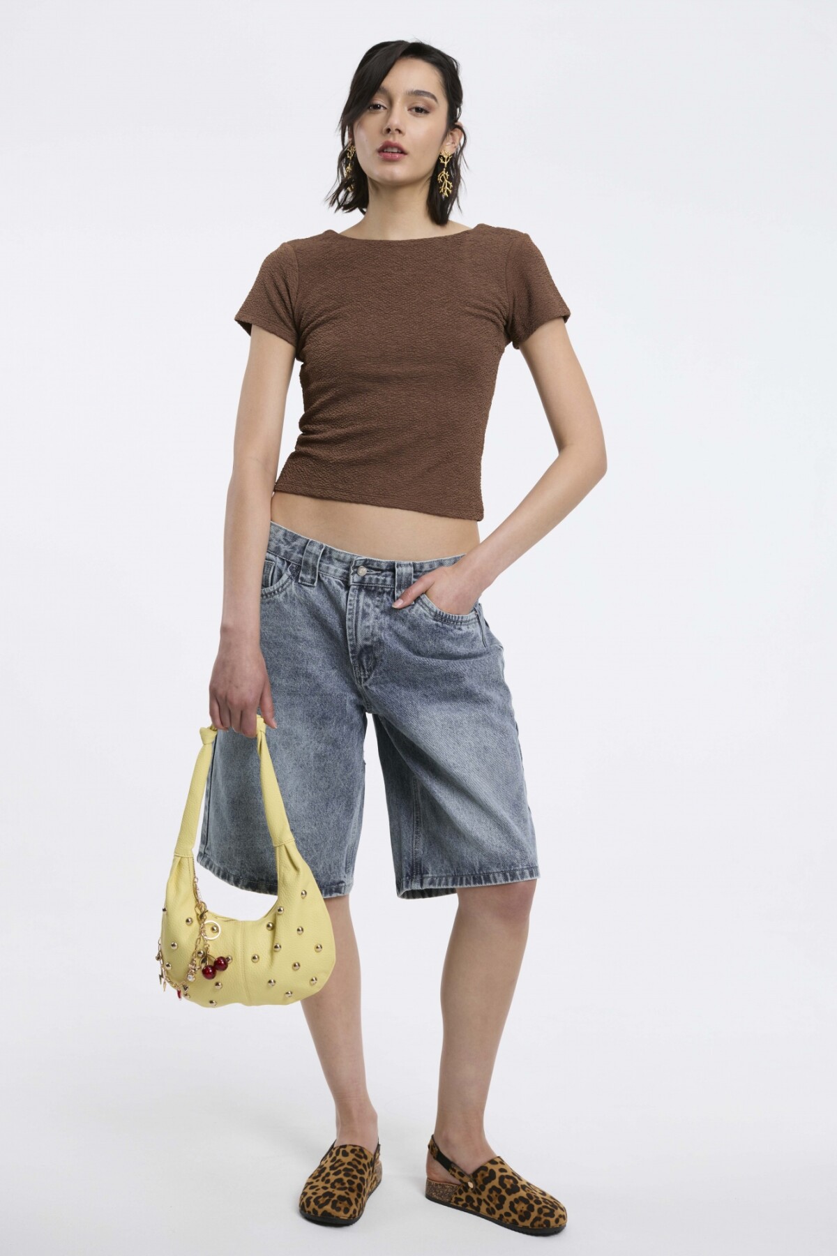 Cartera de hombro Jackie Amarillo