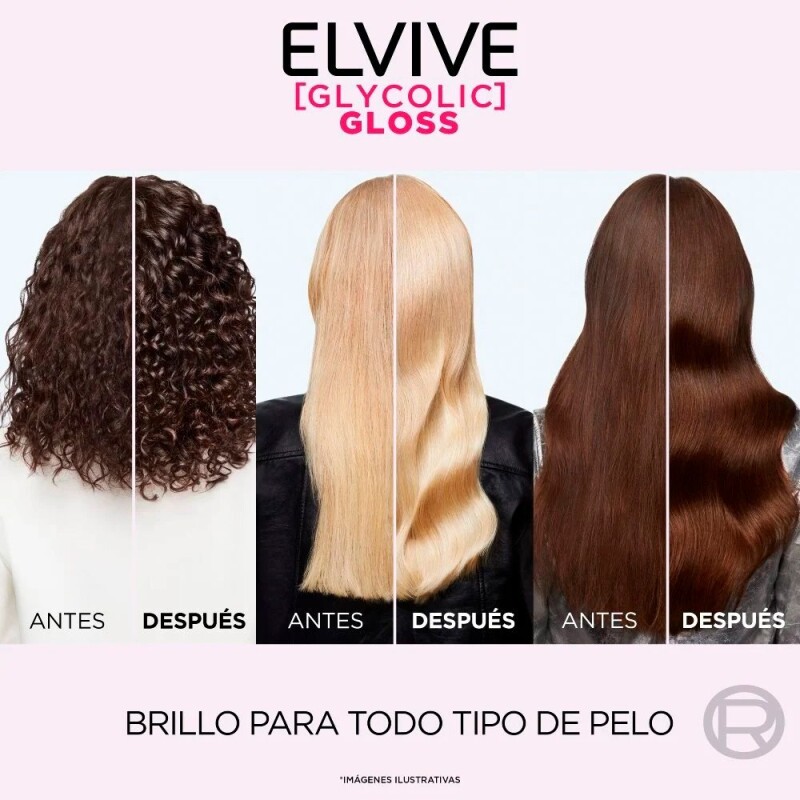 Crema De Tratamiento Elvive Glycolic Gloss 300 G Crema De Tratamiento Elvive Glycolic Gloss 300 G