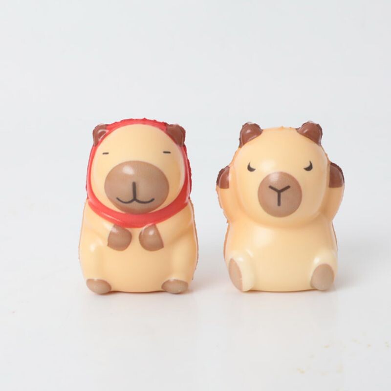 Squishy Anti Estrés - Mini Capibara - Pack X 5 - Surtidos Squishy Anti Estrés - Mini Capibara - Pack X 5 - Surtidos