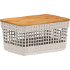 Organizador Rejilla S | Tapa Bambú Beige