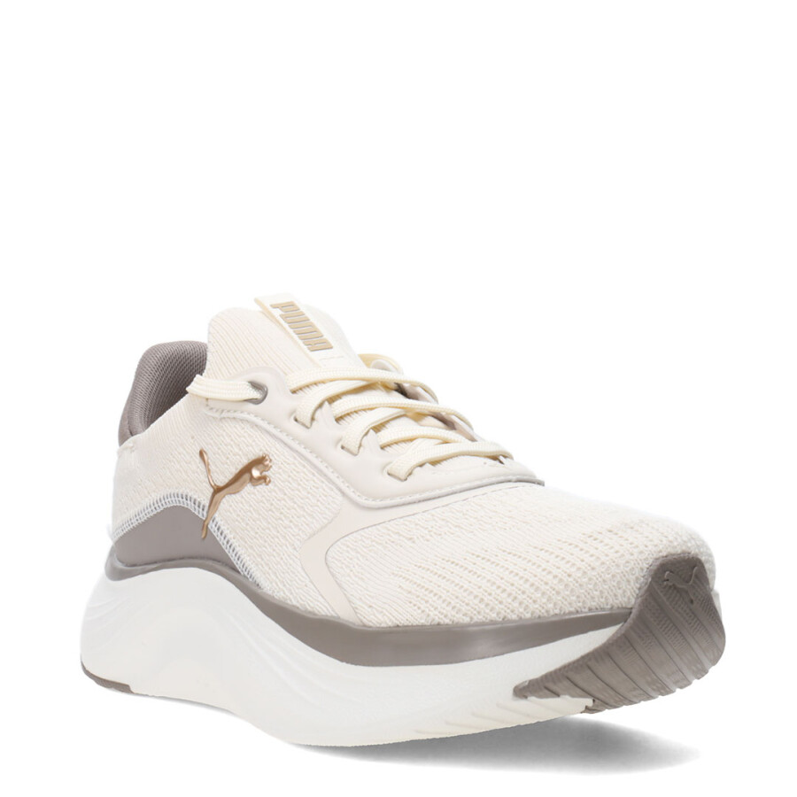 Championes de Mujer Puma Softride Mayve 2 Beige - Gris